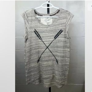 Scrapbook Hi Lo Top Size L Gray Lace Insert #R50